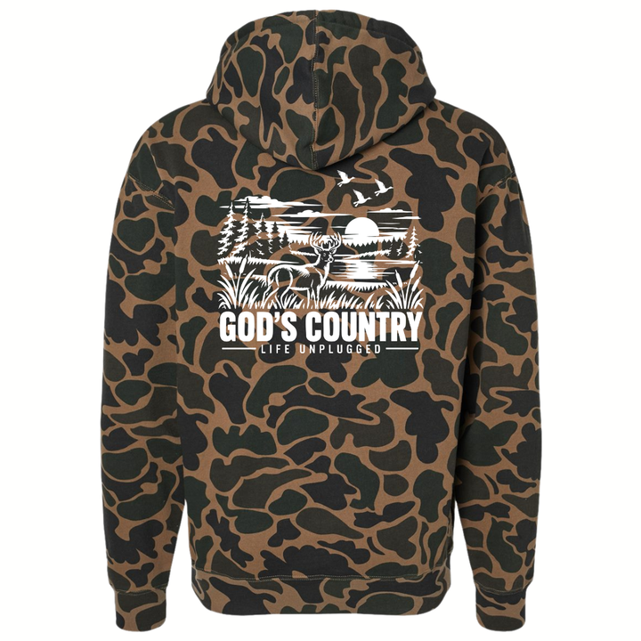 Limited Edition God's Country Duck Camo Heavyweight Hoodie