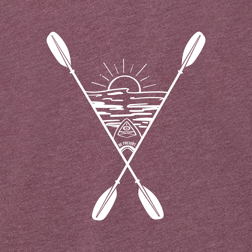 Kayaking Into The Sunset Long Sleeve T-Shirt