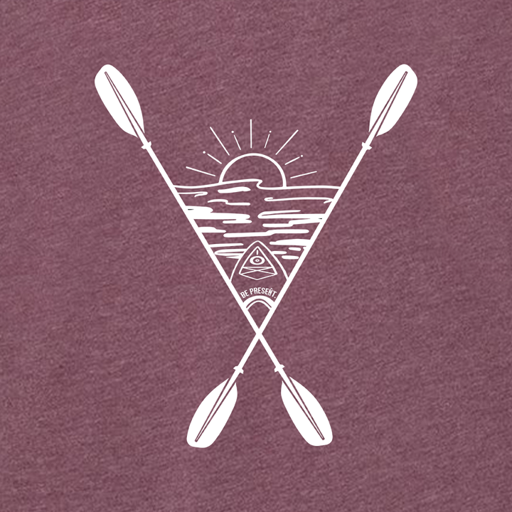 Kayaking Into The Sunset Long Sleeve T-Shirt