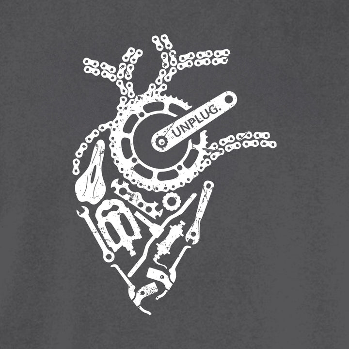 ANATOMICAL HEART (BICYCLE PARTS) Cotton T-Shirt powered by Comfort Colors®