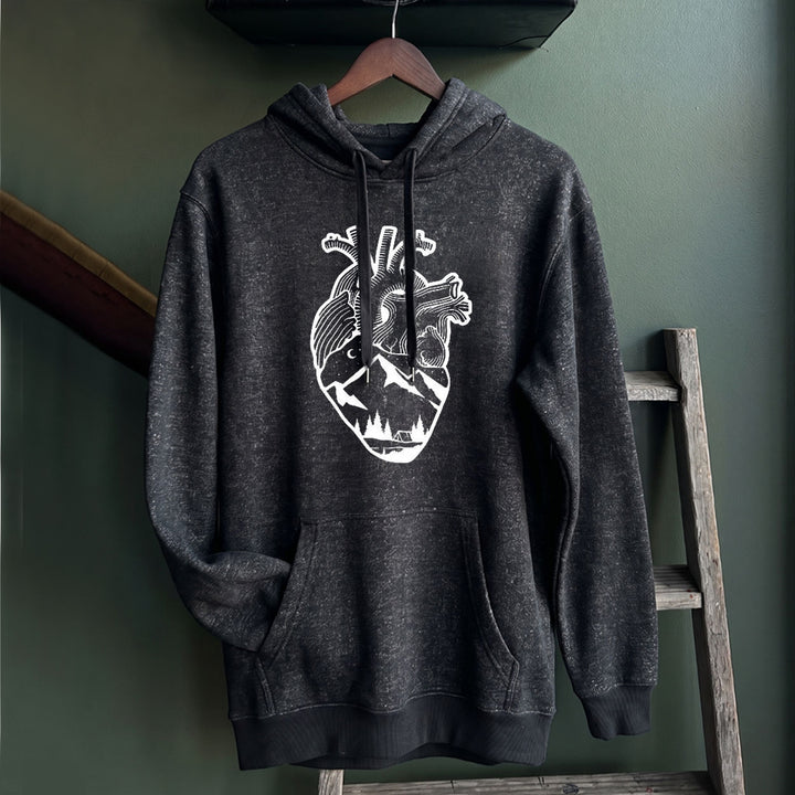 ANATOMICAL HEART (FULL CHEST) Nantucket Super Soft Sweater Hoodie