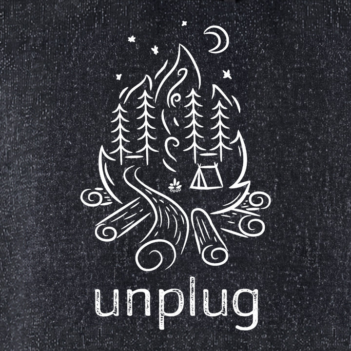CAMPFIRE CAMPING SCENE Nantucket Super Soft Sweater Hoodie