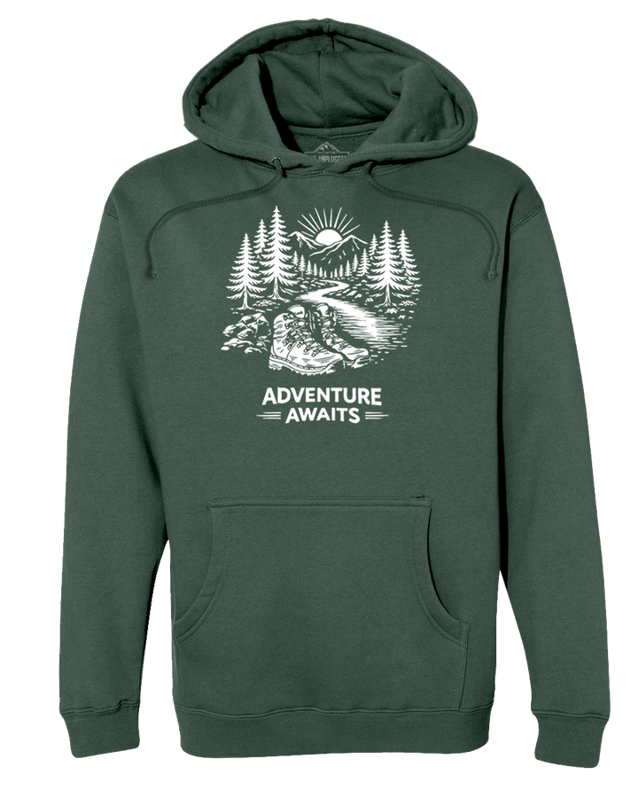 ADVENTURE AWAITS Heavyweight Hoodie