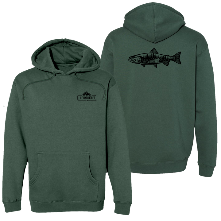 WOODLAND TROUT Heavyweight Hoodie