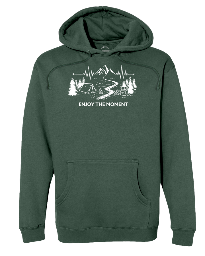 ENJOY THE MOMENT (MOUNTAIN SCENE) Heavyweight Hoodie