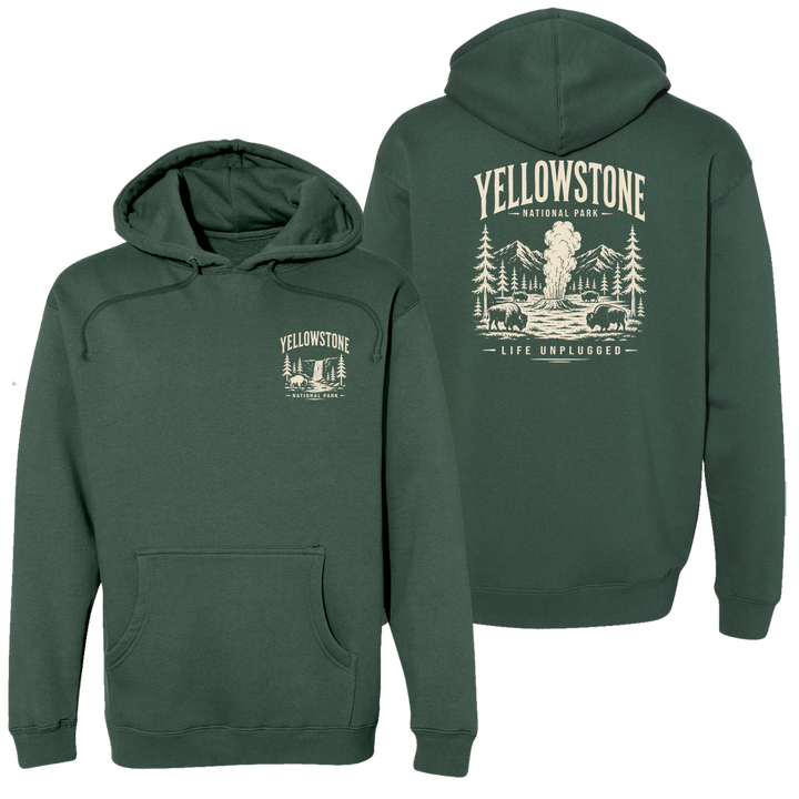 YELLOWSTONE NATIONAL PARK Heavyweight Hoodie