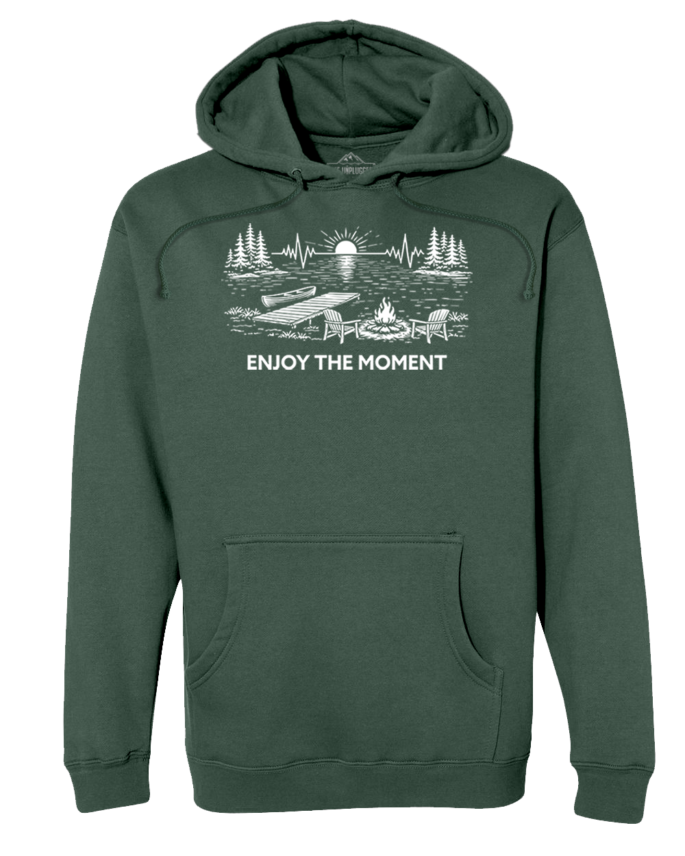 ENJOY THE MOMENT (LAKE SCENE) Heavyweight Hoodie