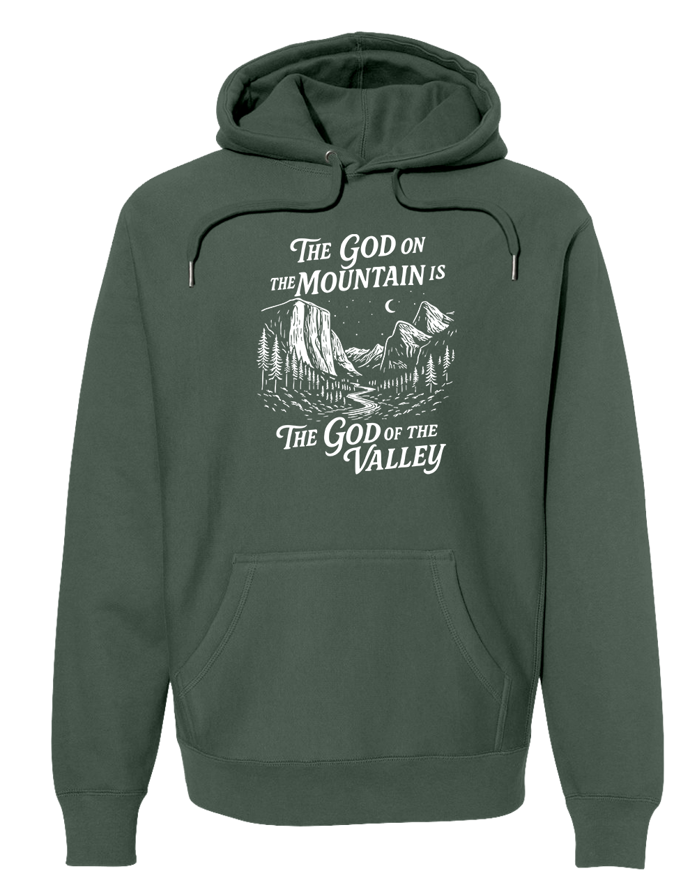 GOD ON THE MOUNTAIN Super Heavyweight Hoodie