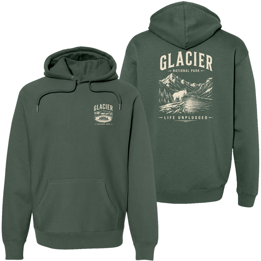 GLACIER NATIONAL PARK Super Heavyweight Hoodie