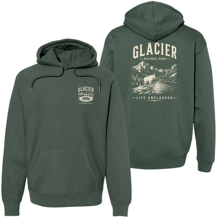 GLACIER NATIONAL PARK Super Heavyweight Hoodie