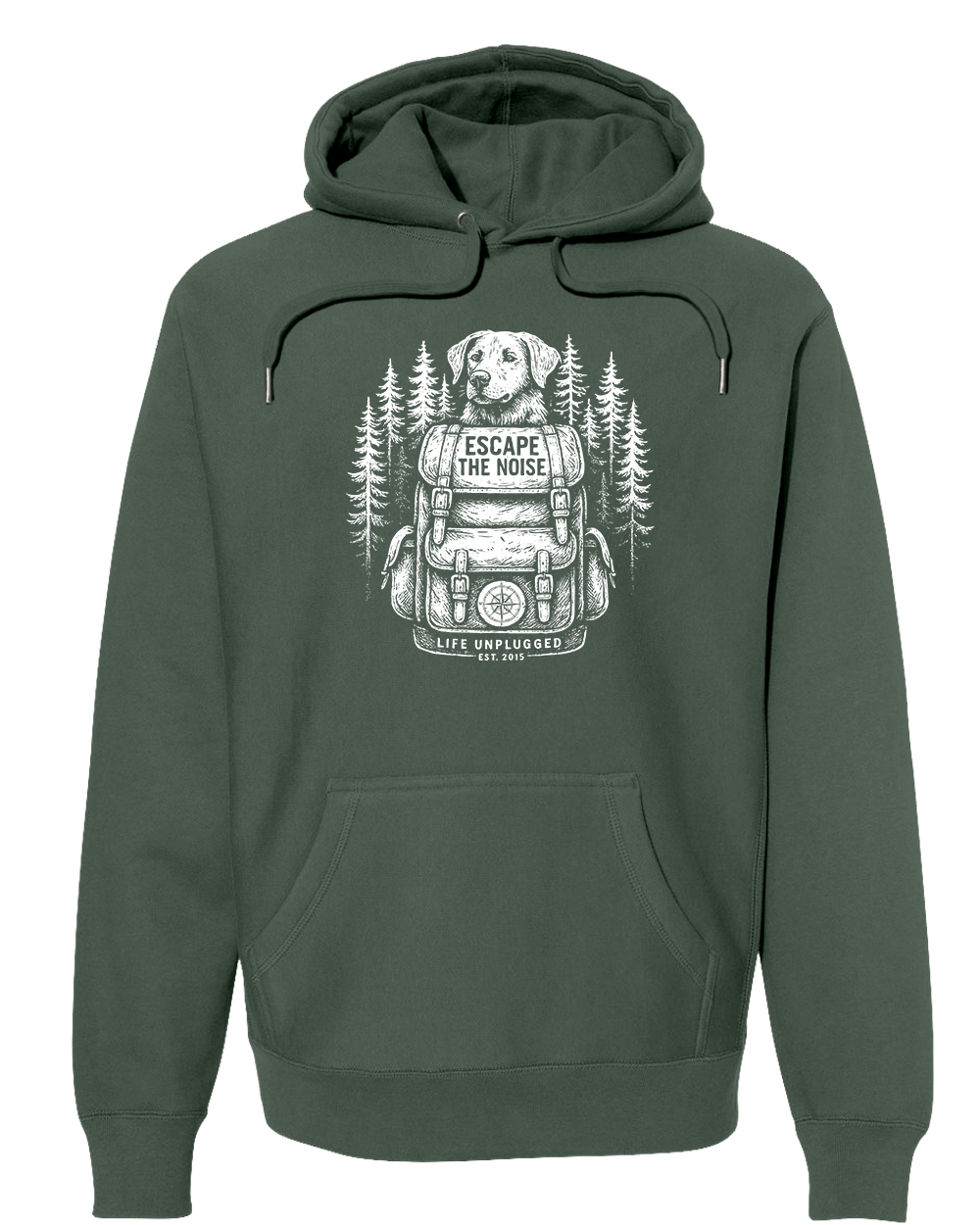 PAWS AND PINES Super Heavyweight Hoodie