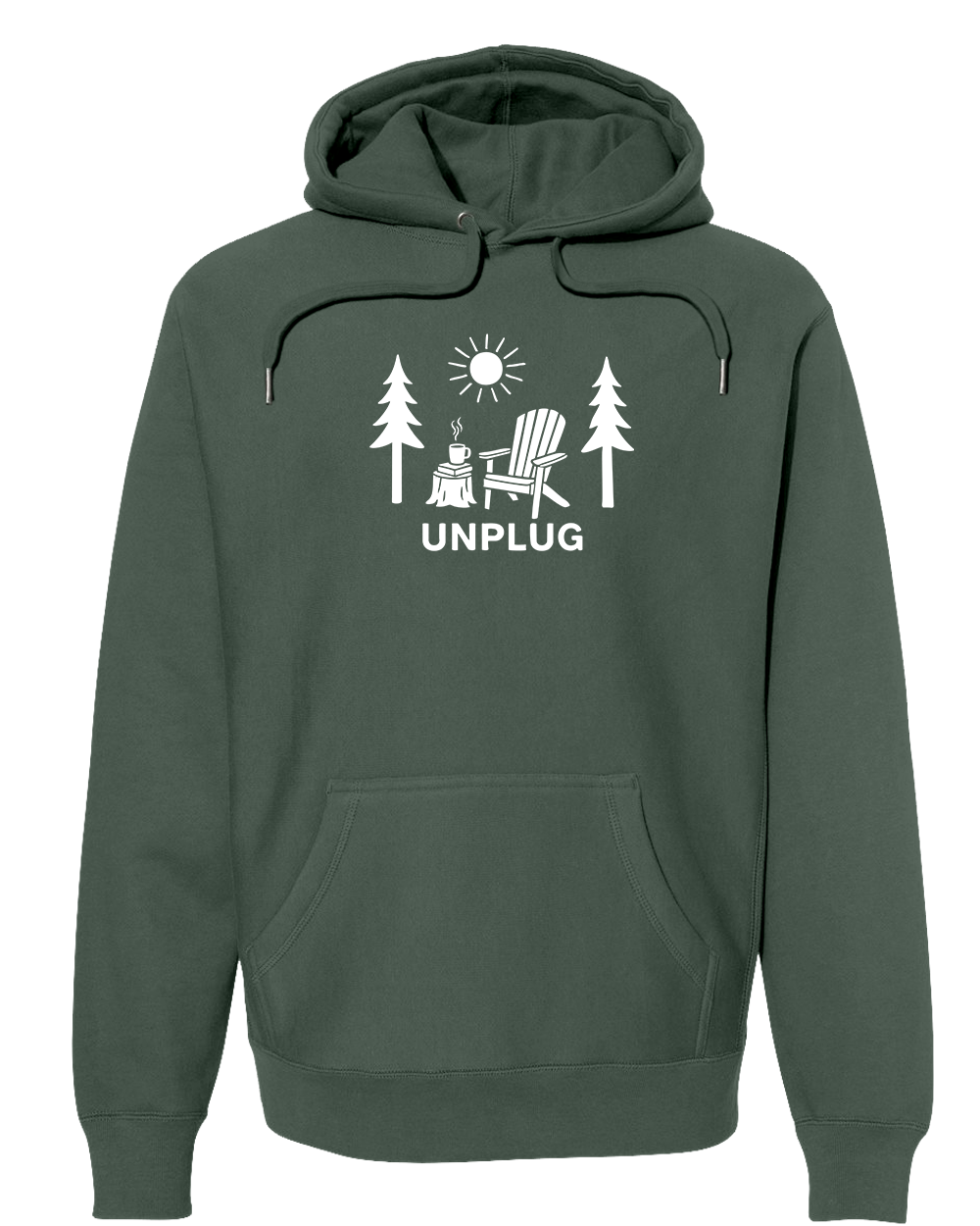 READING IN THE WOODS Super Heavyweight Hoodie