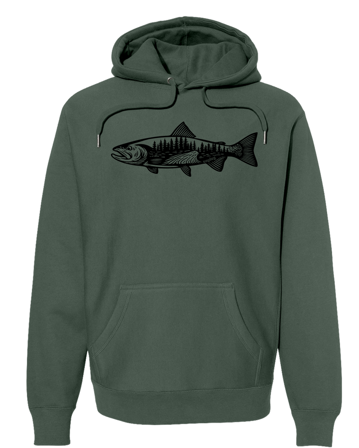 WOODLAND TROUT Super Heavyweight Hoodie