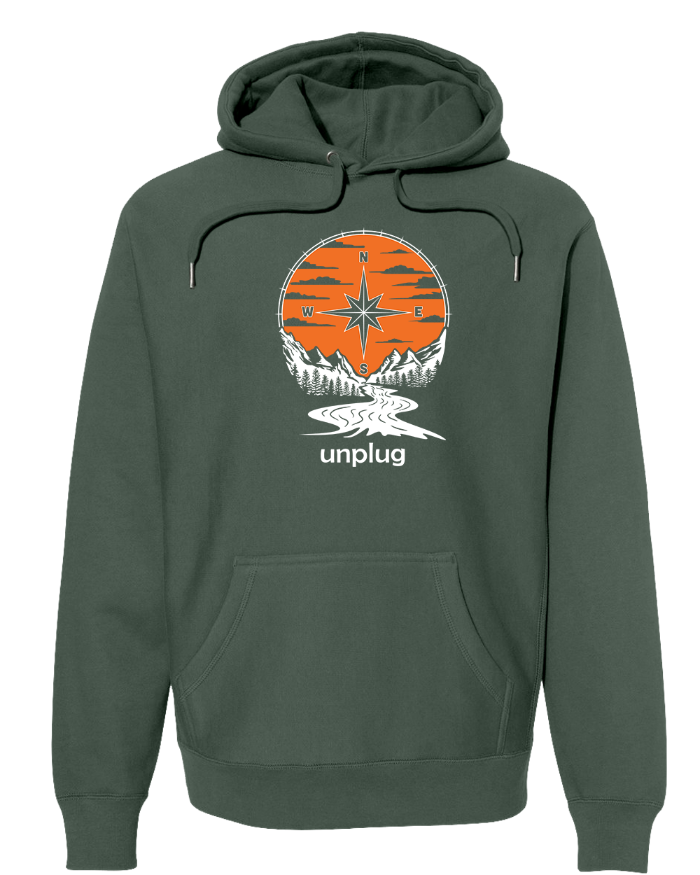 COMPASS SUNSET Super Heavyweight Hoodie