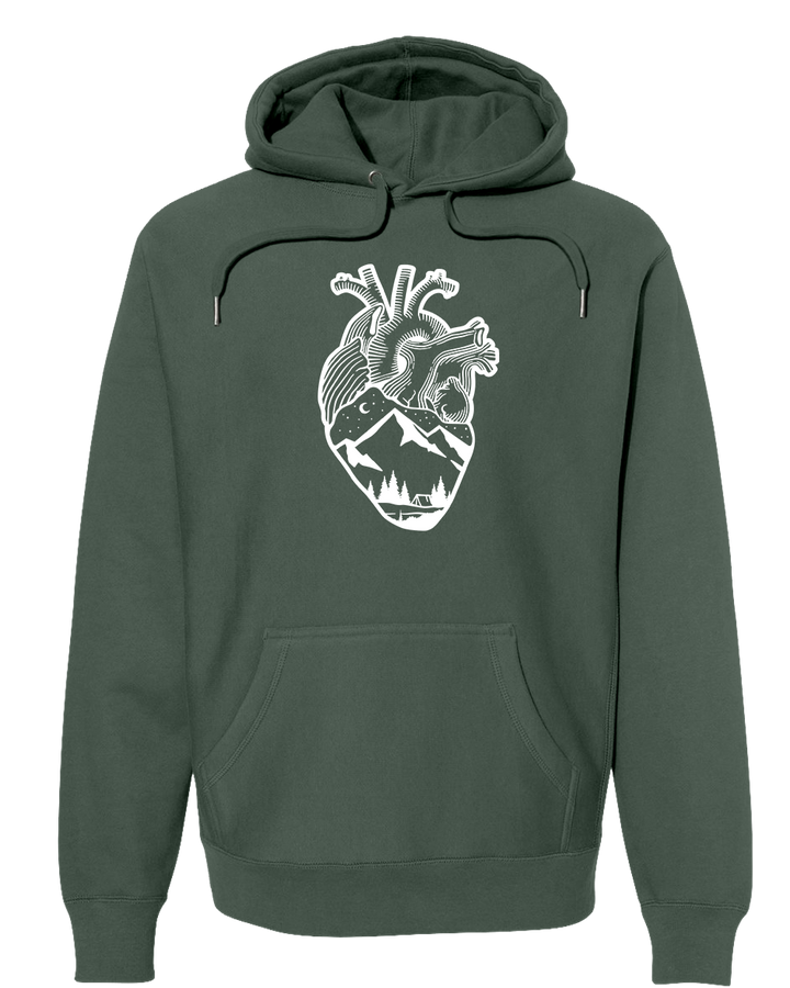 ANATOMICAL HEART (FULL CHEST) Super Heavyweight Hoodie