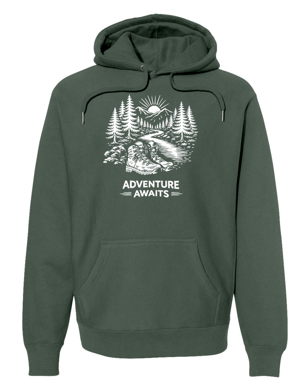 ADVENTURE AWAITS Super Heavyweight Hoodie