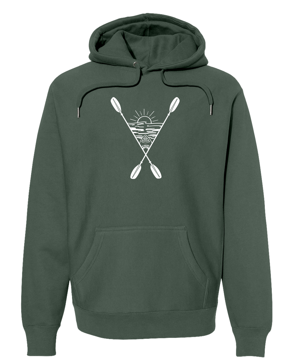 KAYAKING INTO THE SUNSET Super Heavyweight Hoodie