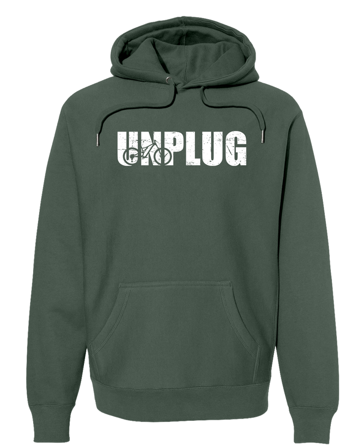 UNPLUG MOUNTAIN BIKE SILHOUETTE Super Heavyweight Hoodie