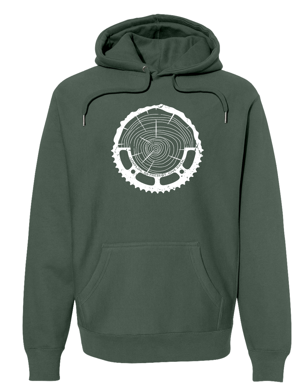 TREE RING CHAINRING Super Heavyweight Hoodie