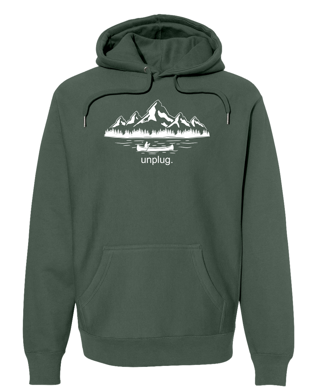 CANOEING IN THE MOUNTAINS Super Heavyweight Hoodie