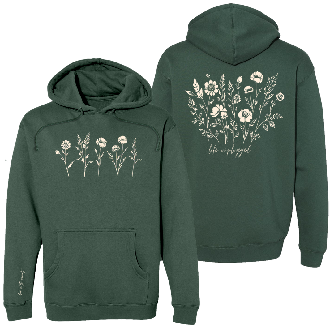 Live in the Moment Wildflower Heavyweight Hoodie