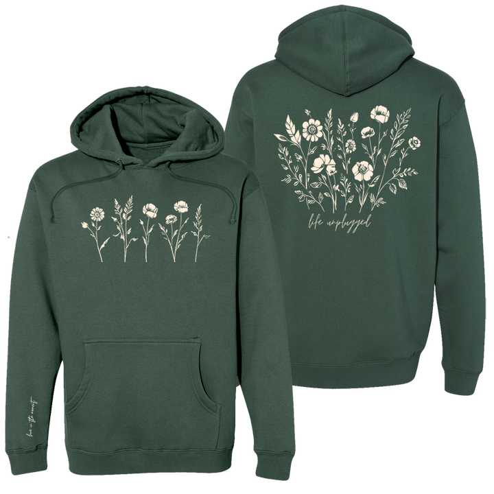 Live in the Moment Wildflower Heavyweight Hoodie