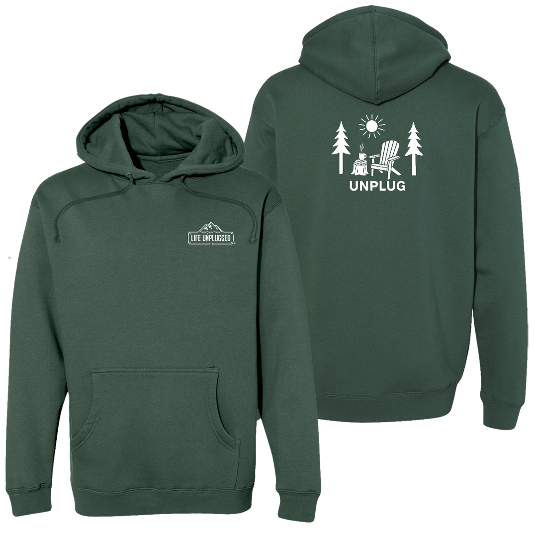 READING IN THE WOODS Heavyweight Hoodie