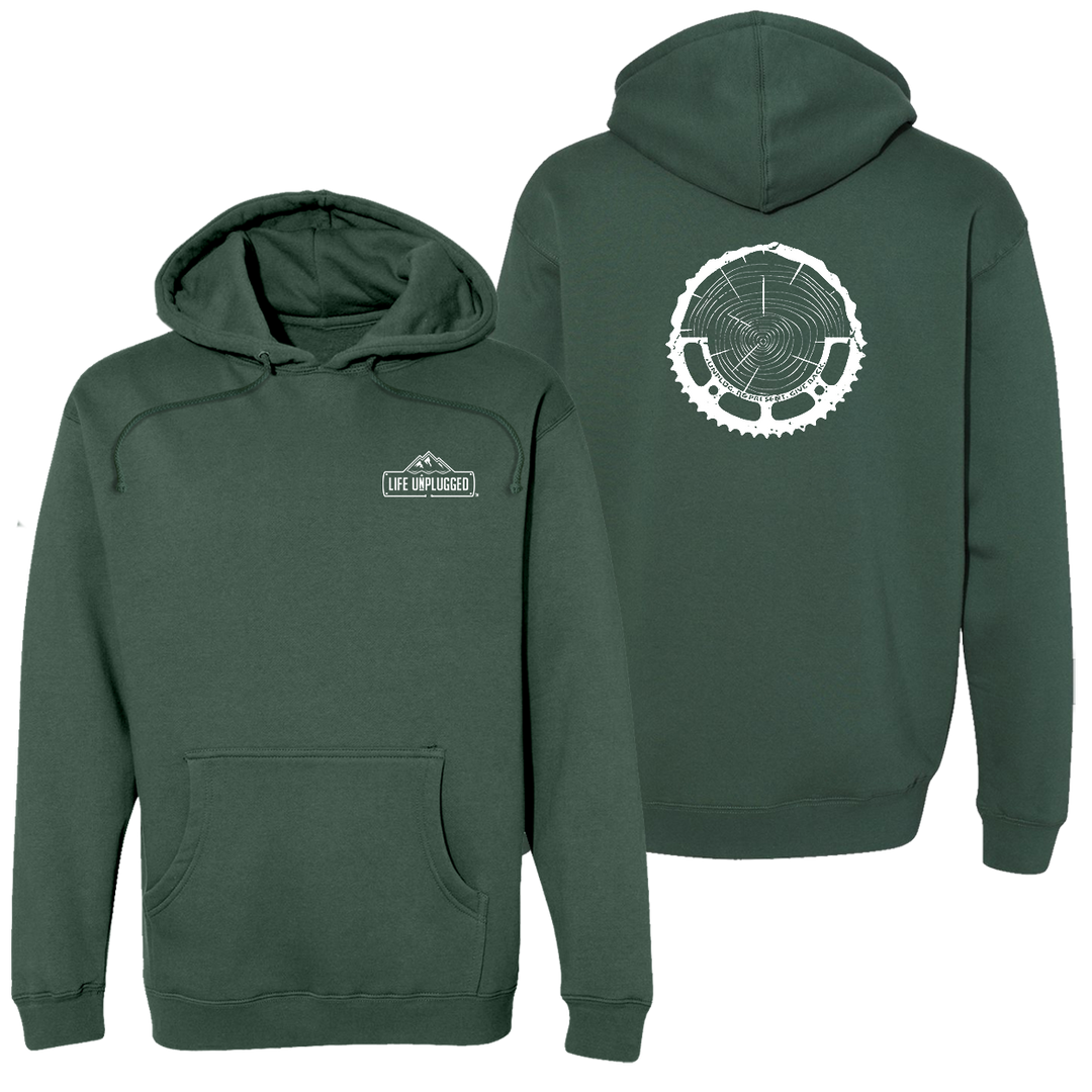 Tree Rings Chainring Heavyweight Hoodie