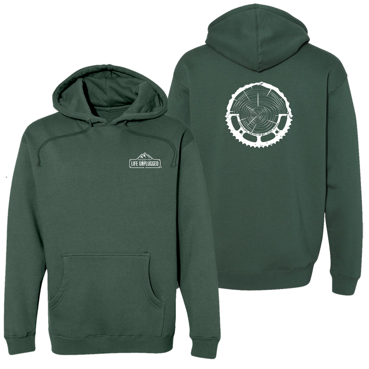 Tree Rings Chainring Heavyweight Hoodie