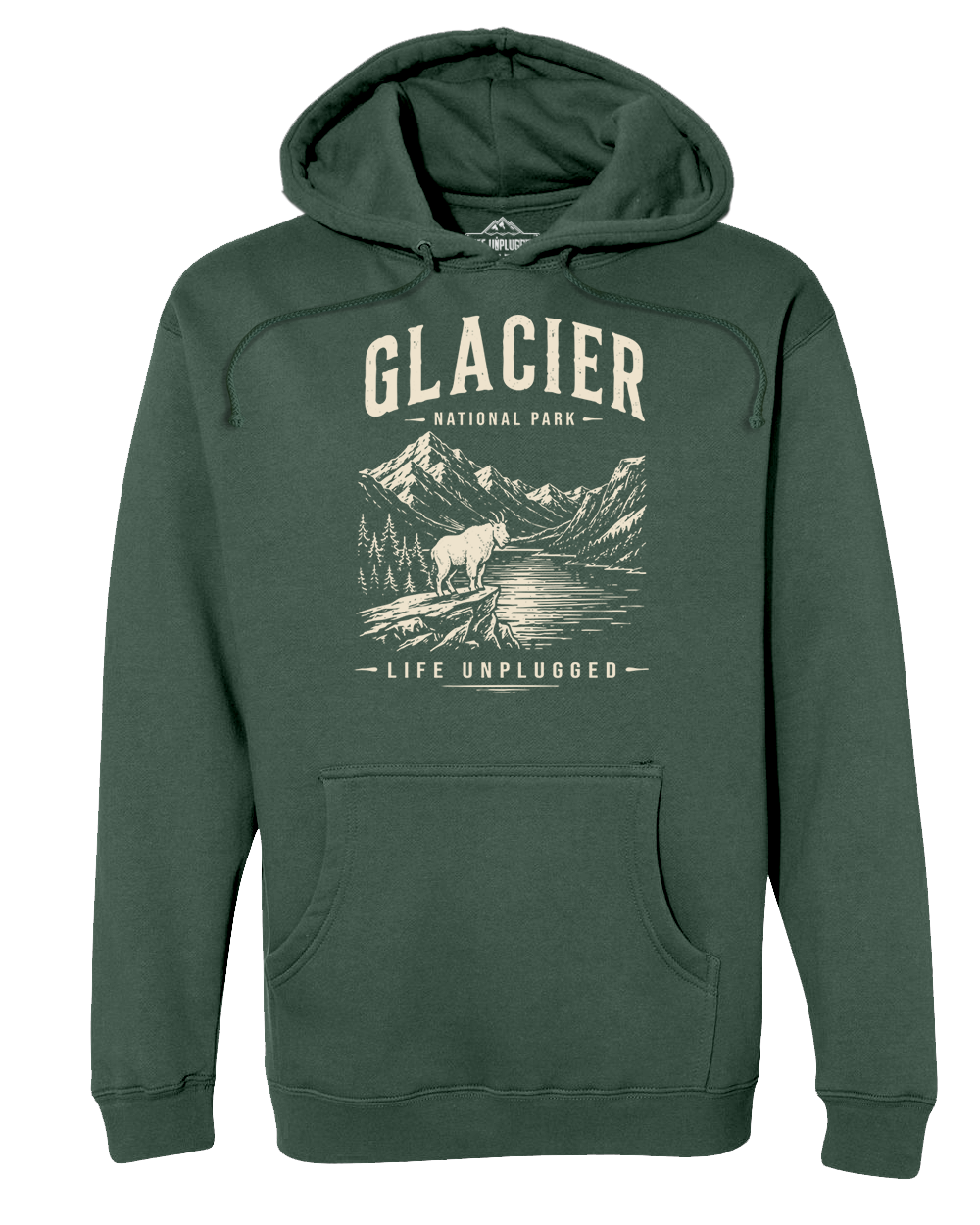 GLACIER NATIONAL PARK Heavyweight Hoodie