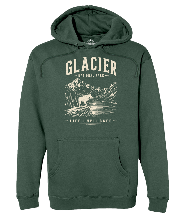 GLACIER NATIONAL PARK Heavyweight Hoodie