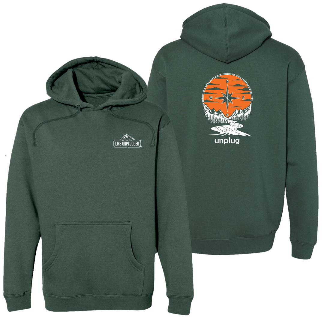 Compass Sunset Heavyweight Hoodie