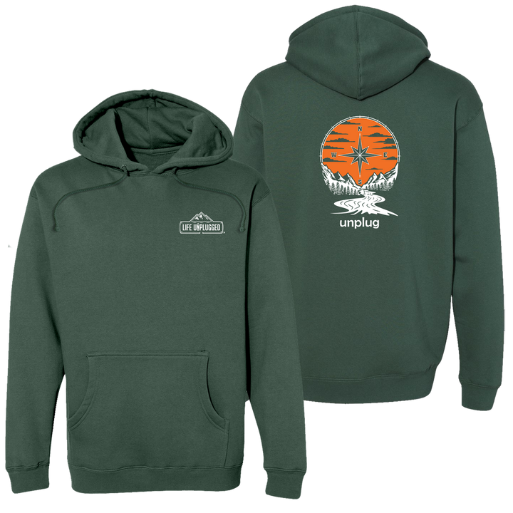Compass Sunset Heavyweight Hoodie