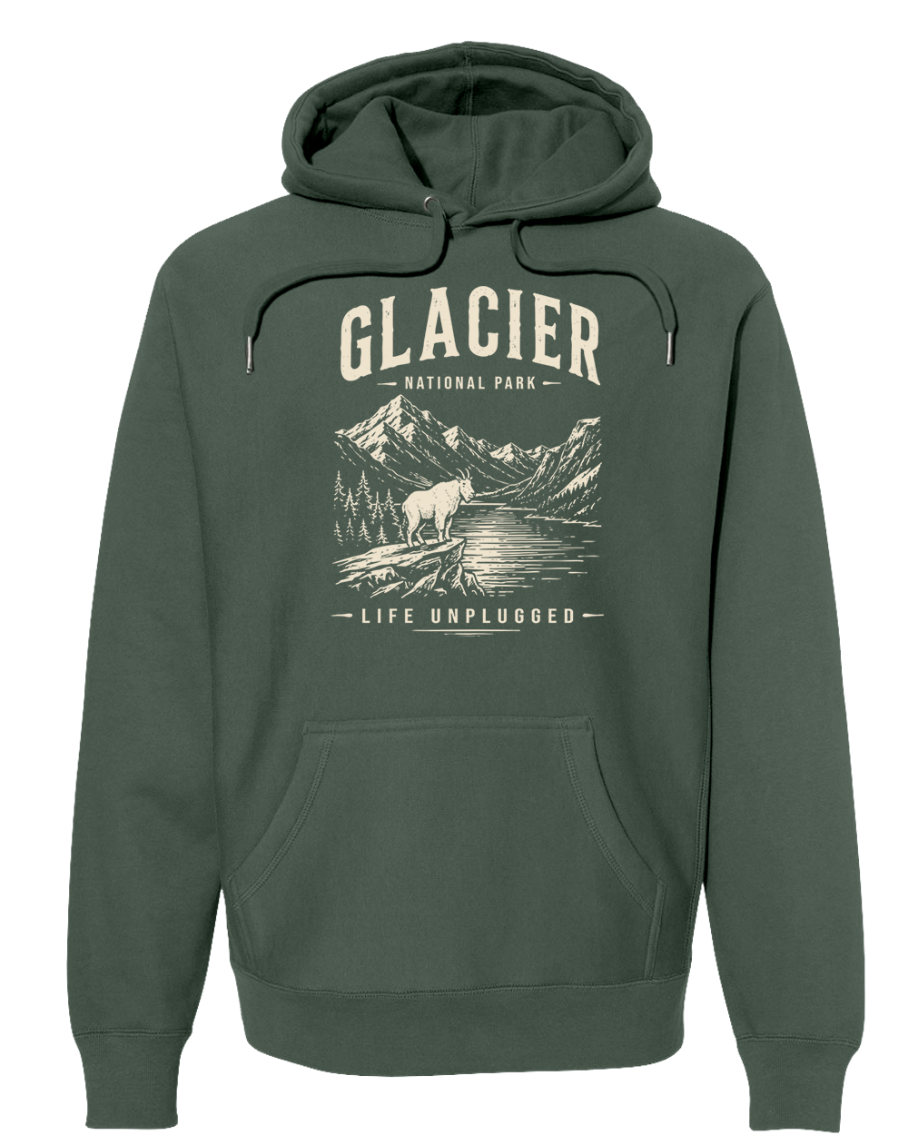 GLACIER NATIONAL PARK Super Heavyweight Hoodie