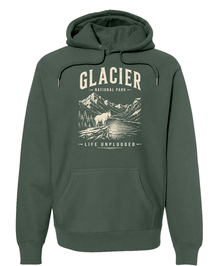 GLACIER NATIONAL PARK Super Heavyweight Hoodie