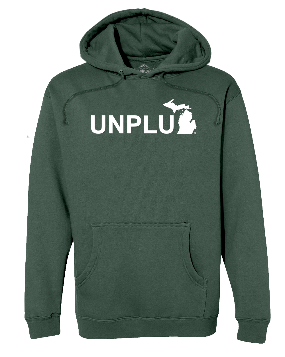 UNPLUG (MI) Premium Heavyweight Hooded Sweatshirt - Life Unplugged