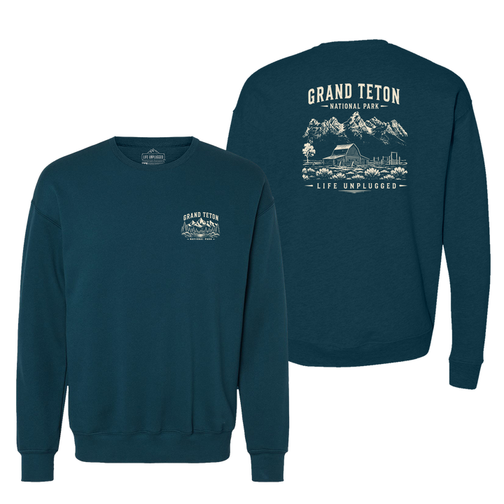 GRAND TETON NATIONAL PARK Midweight Super Soft Crewneck