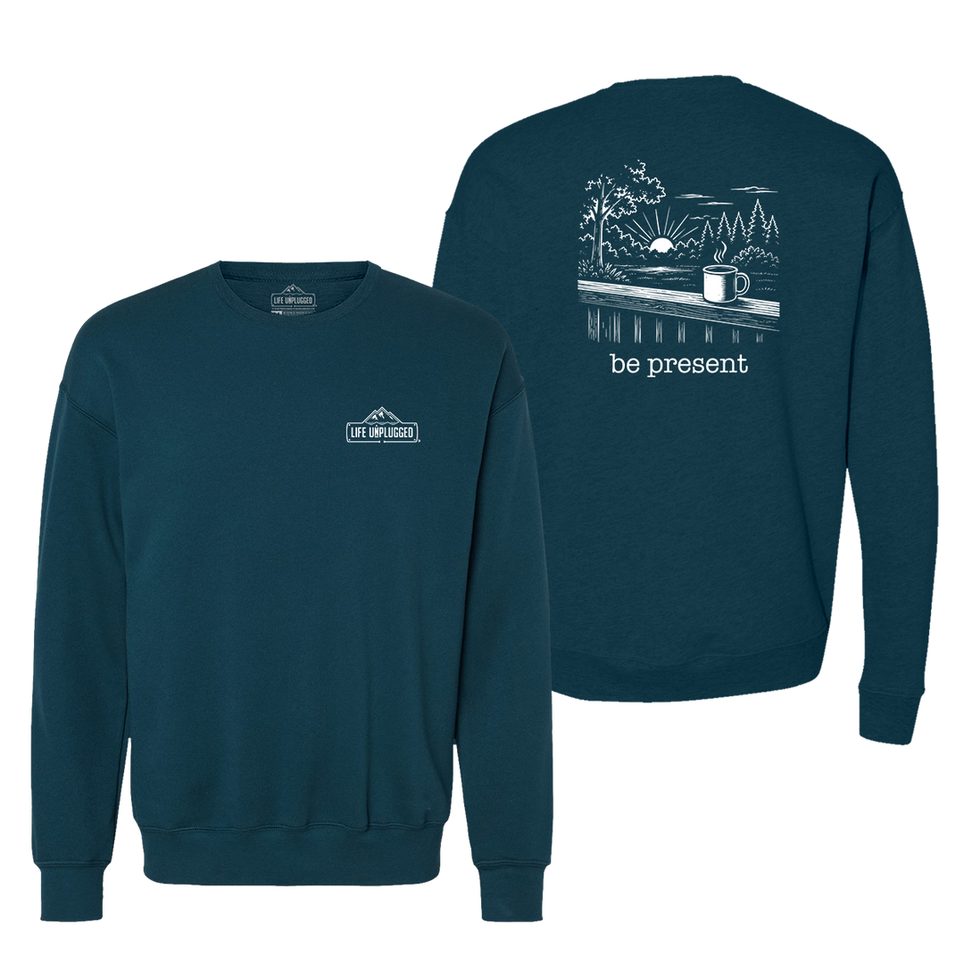 BACK PORCH COFFEE Midweight Super Soft Crewneck