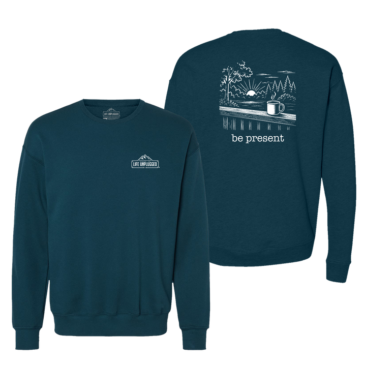 BACK PORCH COFFEE Midweight Super Soft Crewneck