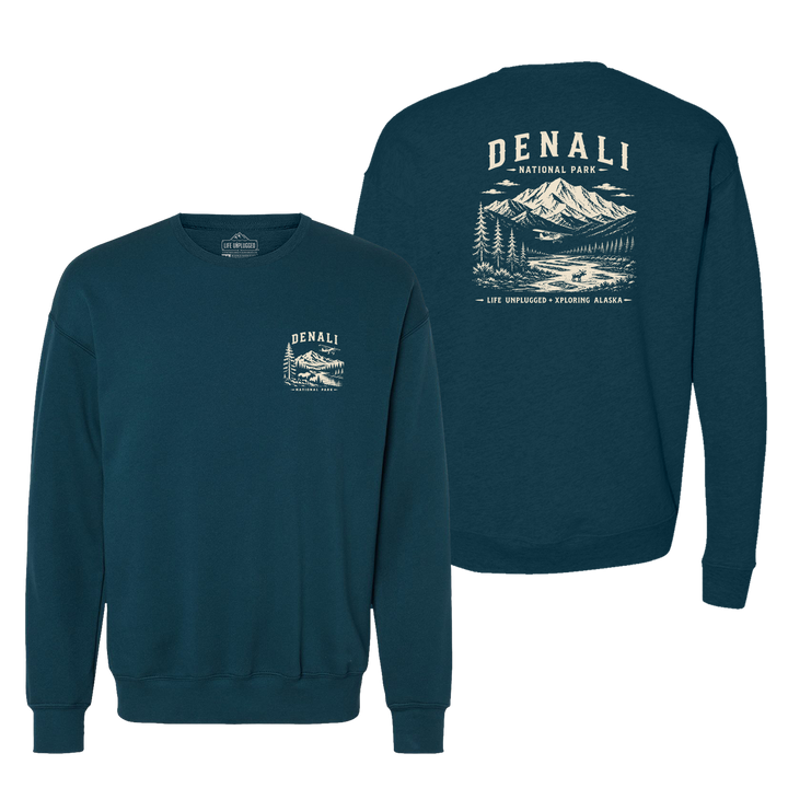 DENALI NATIONAL PARK Midweight Super Soft Crewneck