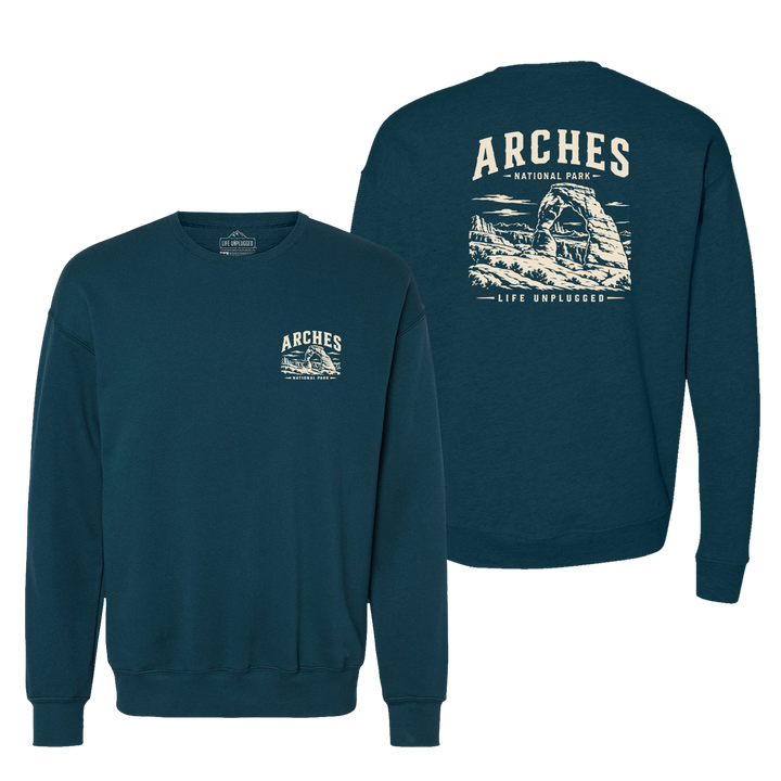 ARCHES NATIONAL PARK Midweight Super Soft Crewneck