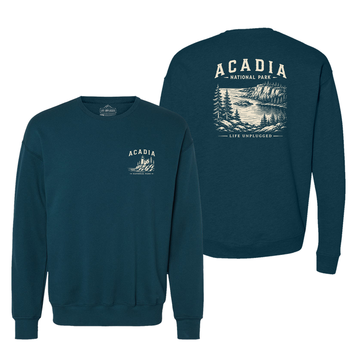 ACADIA NATIONAL PARK Midweight Super Soft Crewneck