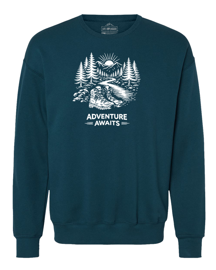 ADVENTURE AWAITS Midweight Super Soft Crewneck