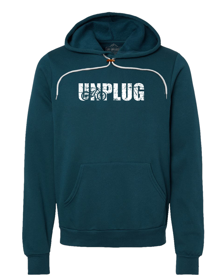 Unplug Mountain Bike Silhouette Super Soft Hoodie