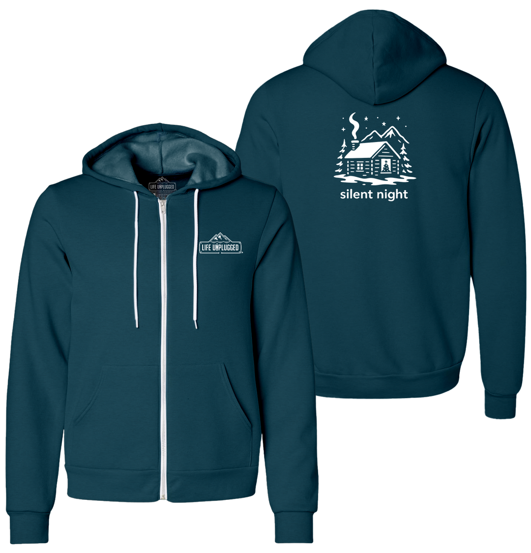 SILENT NIGHT Supersoft Midweight Zip Up Hoodie