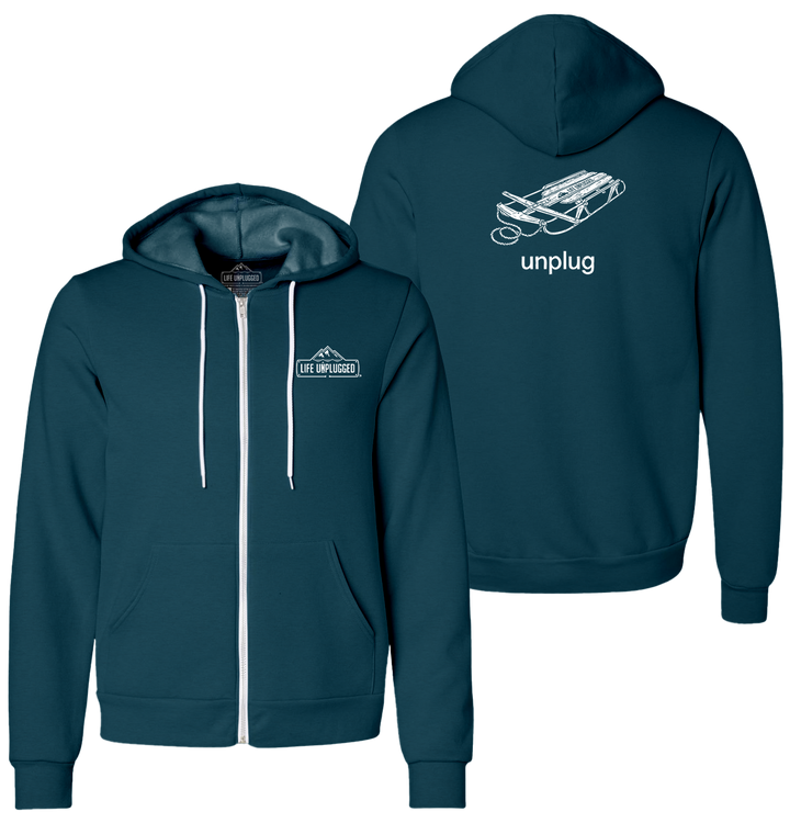 RUNNER SLED Supersoft Midweight Zip Up Hoodie
