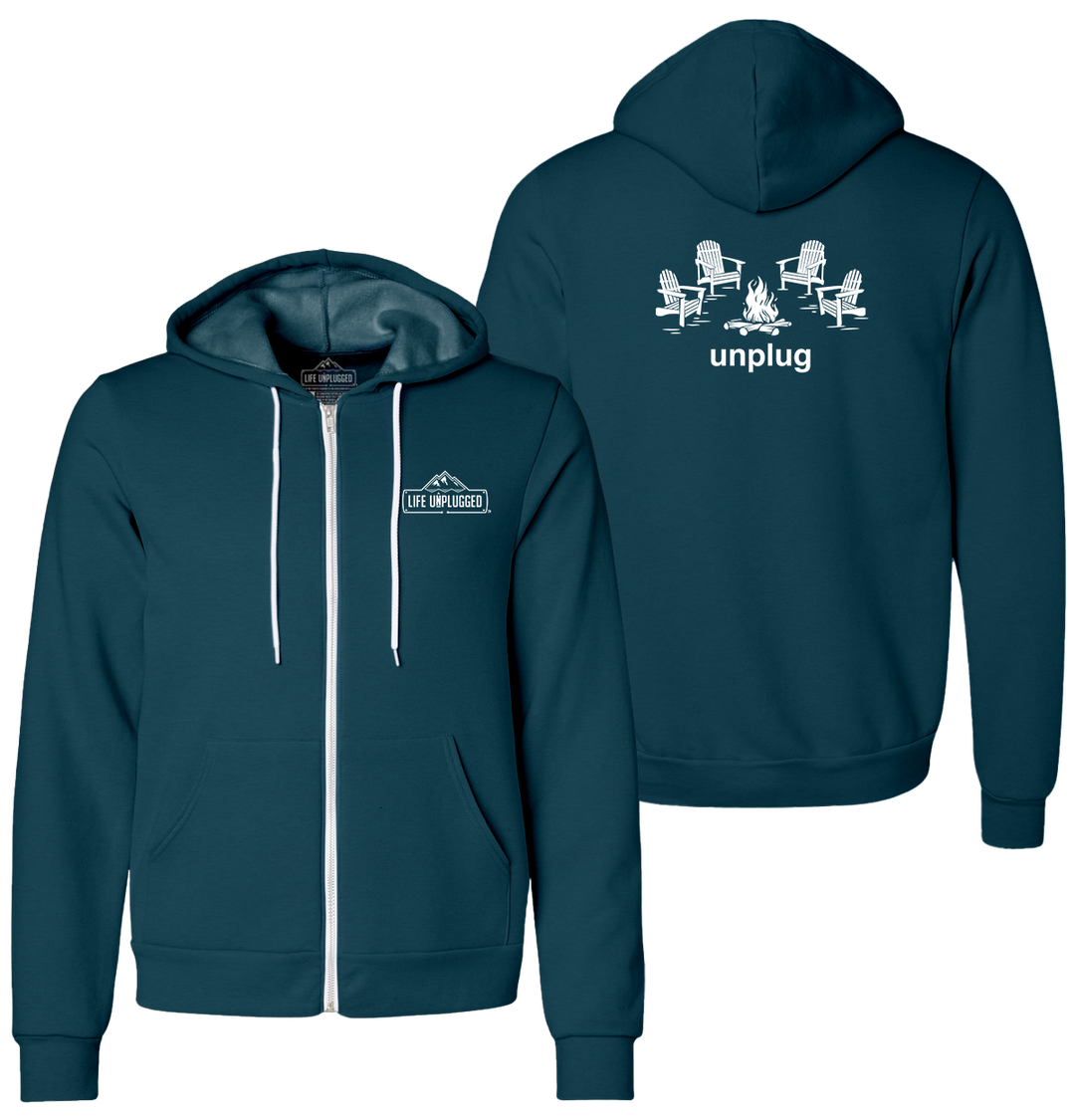 CAMPFIRE CHAIRS Supersoft Midweight Zip Up Hoodie