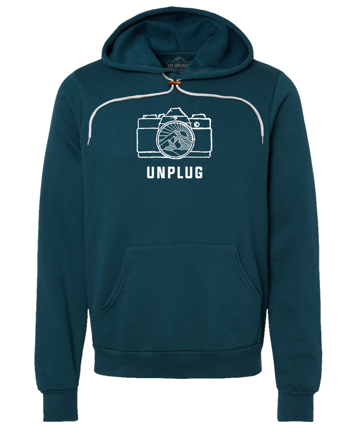 Camera Mountain Lens Premium Super Soft Hooded Sweatshirt - Life Unplugged