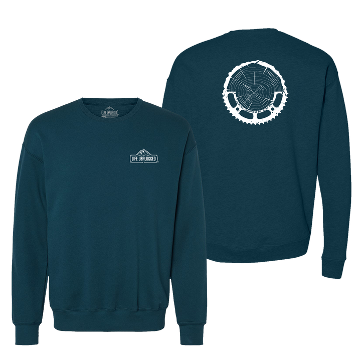 Tree Rings Chainring Midweight Super Soft Crewneck Sweatshirt