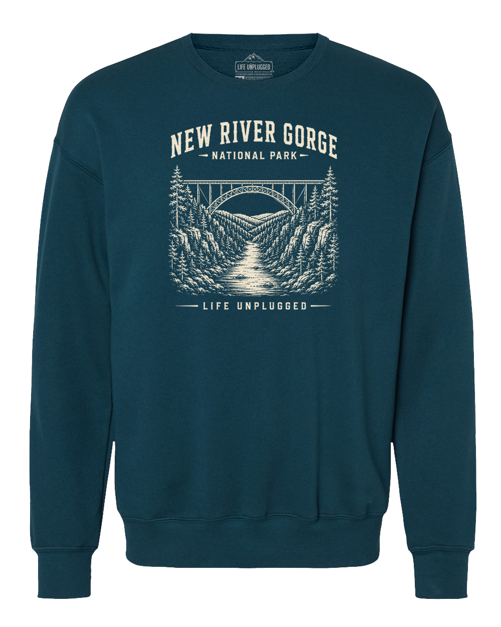NEW RIVER GORGE NATIONAL PARK Midweight Super Soft Crewneck